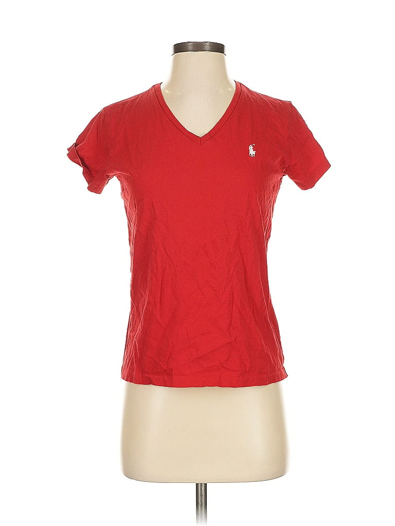 Ralph Lauren Sport 100% Cotton Red Short Sleeve T-Shirt Size S - photo 1