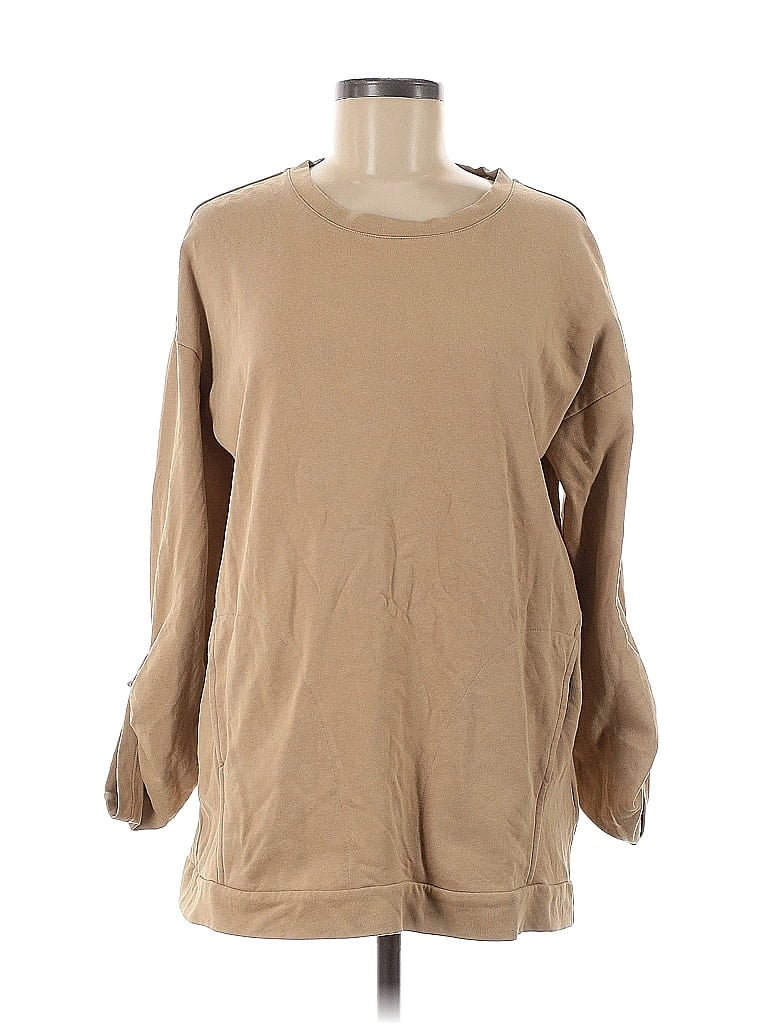 Pre-owned Soft Surroundings Sweatshirt In Brown