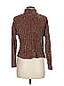 Pink Rose 100% Polyester Tweed Brown Pullover Sweater Size M - photo 2