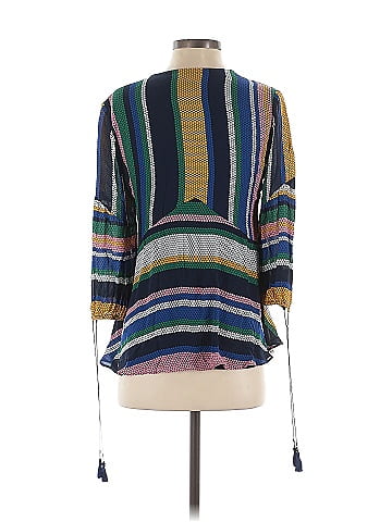 Shoshanna 3/4 Sleeve Silk Top (view 2)