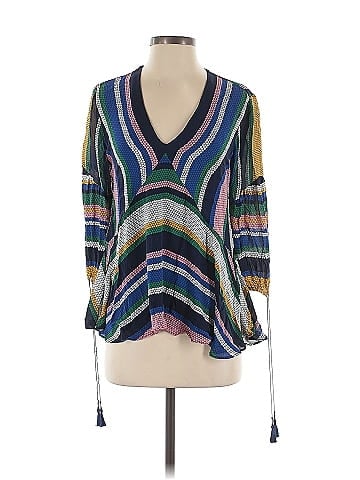 Shoshanna 3/4 Sleeve Silk Top (view 1)