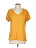 Pact 100% Organic Cotton Yellow Short Sleeve T-Shirt Size L - photo 1