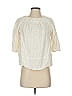 Current/Elliott 100% Cotton Ivory 3/4 Sleeve Blouse Size 1 - photo 1