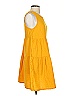 Universal Thread 100% Cotton Solid Yellow Casual Dress Size S - photo 4