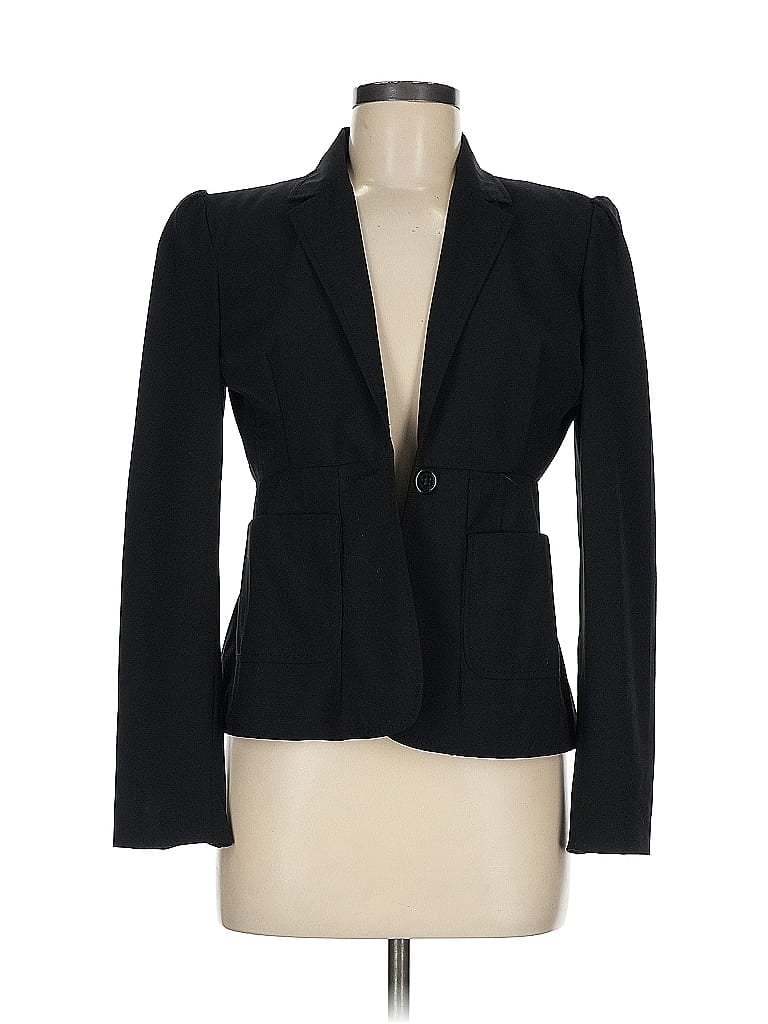 Pre-owned Ann Taylor Blazer Jacket In Black