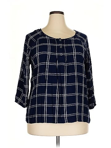 G.H. Bass & Co. 3/4 Sleeve Blouse (view 1)