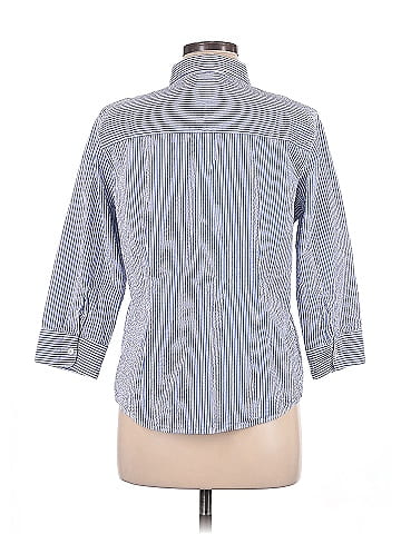 L.L.Bean 3/4 Sleeve Button-Down Shirt (view 2)