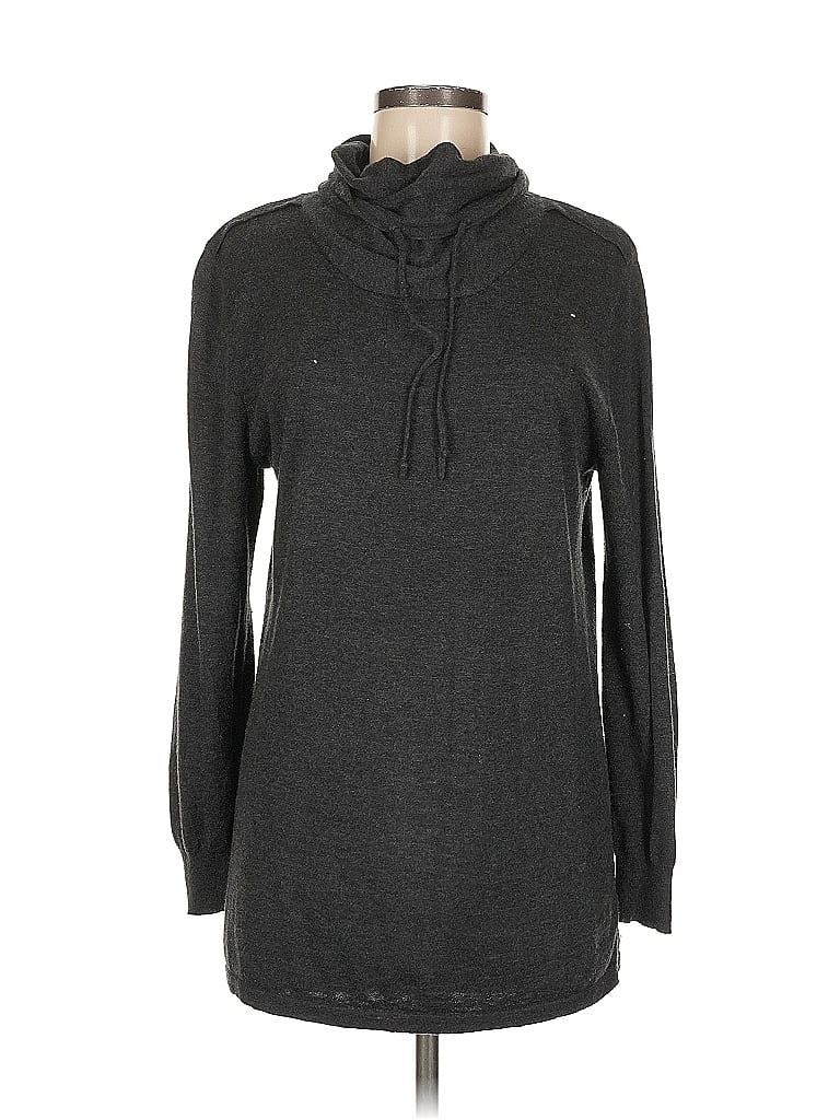 One Girl Who Gray Turtleneck Sweater Size M - photo 1