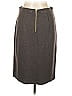 Grace Solid Gray Casual Skirt Size 10 - photo 2