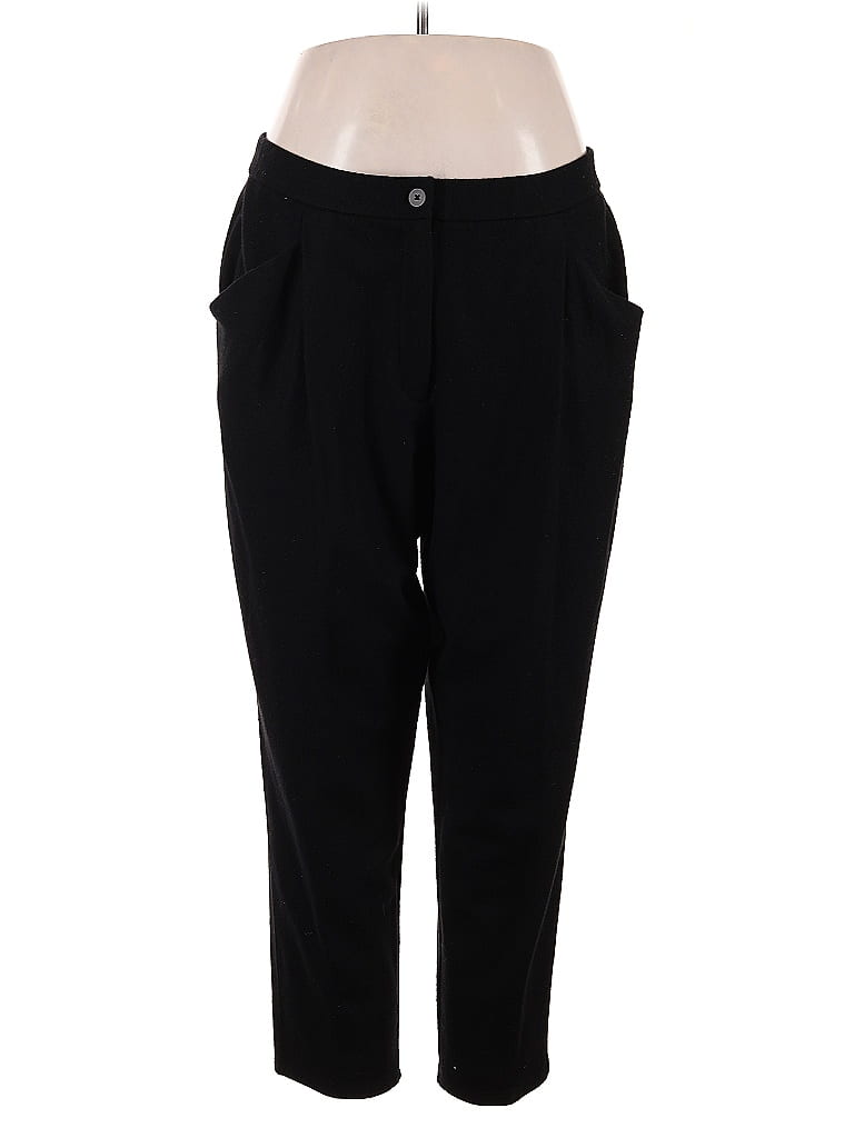 Eileen Fisher Solid Black Casual Pants Size XL - photo 1