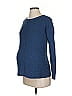 Gap - Maternity 100% Acrylic Blue Pullover Sweater Size S - photo 1