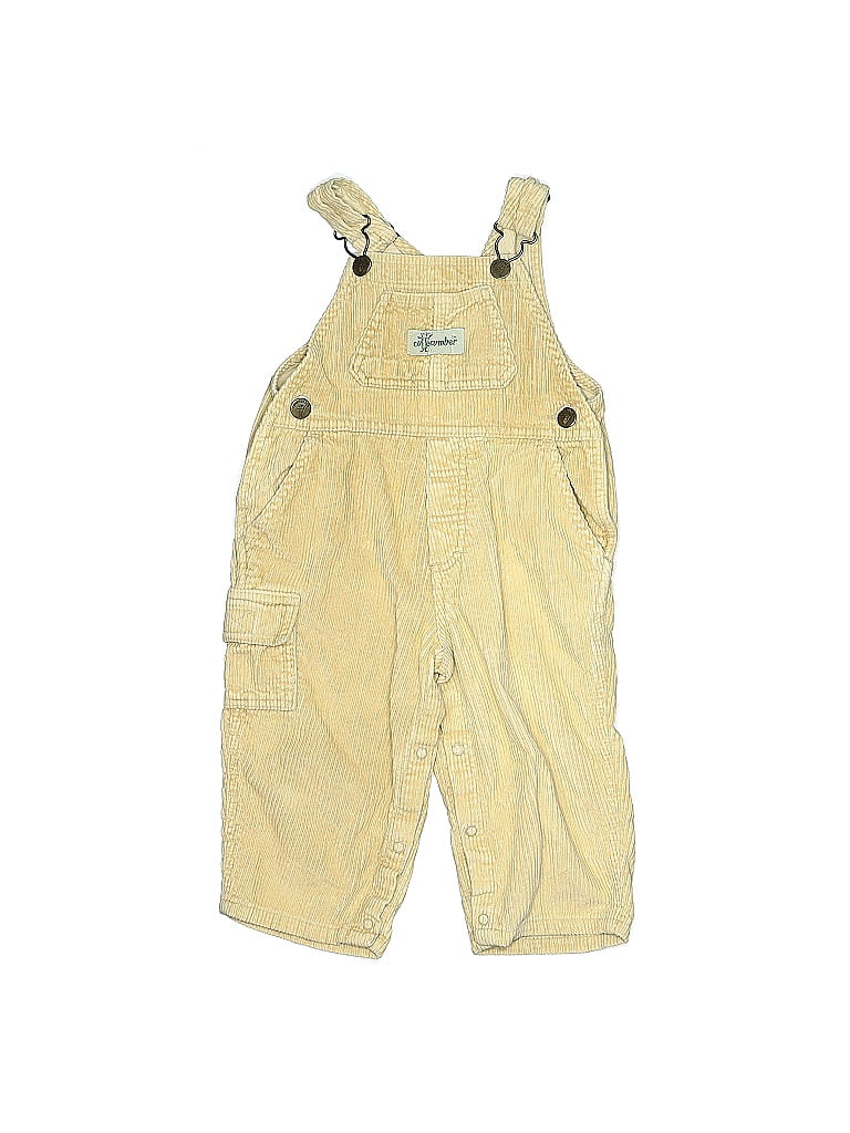 Cutecumber 100% Cotton Yellow Overalls 12-18 MO / 18 MO - photo 1