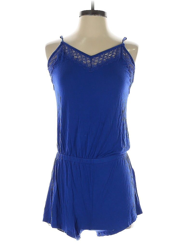 Pre-owned Max Studio Romper In Blue