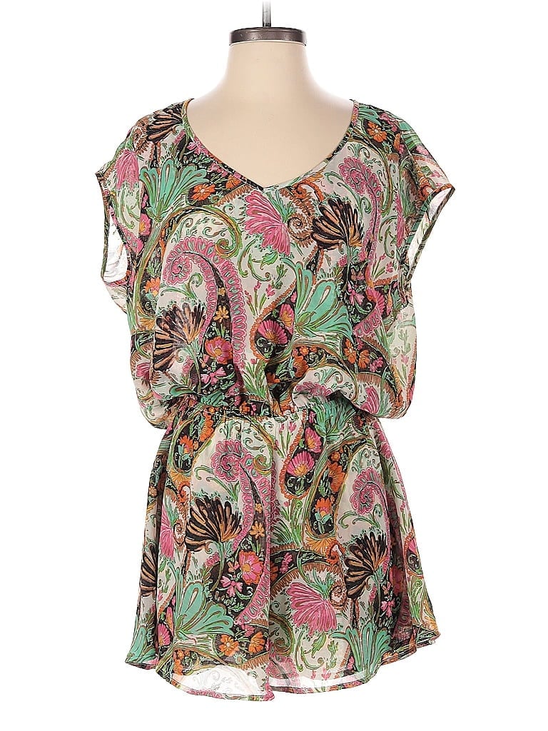 Pre-owned Show Me Your Mumu Romper In Green