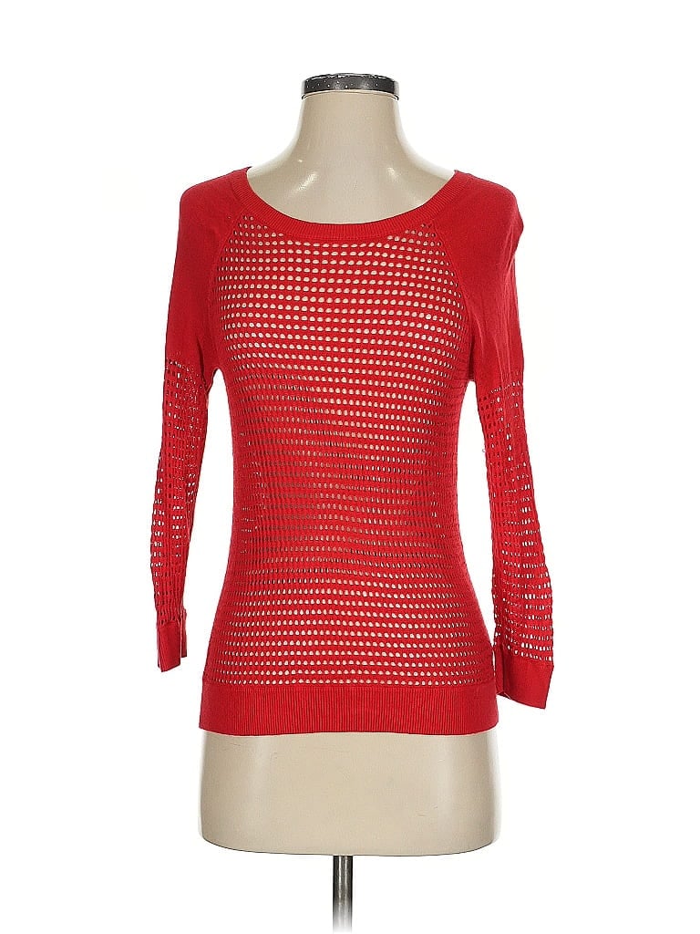 Pre-owned Express Pullover Sweater In Red