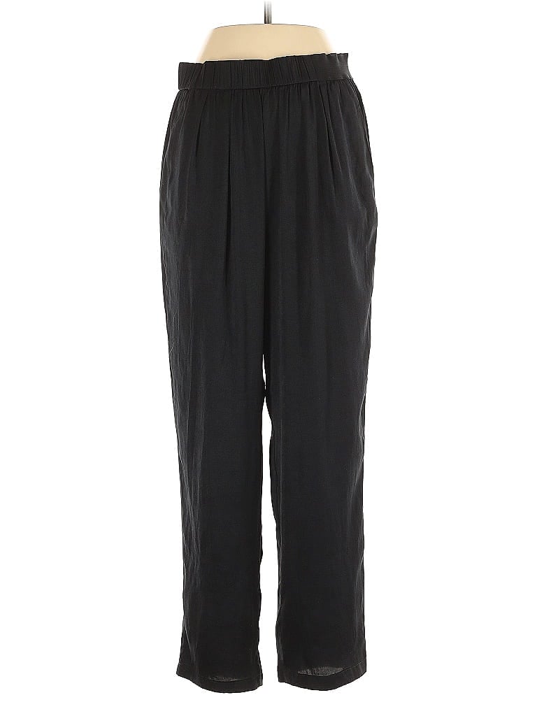 IRO 100% Polyester Solid Black Casual Pants Size S - photo 1