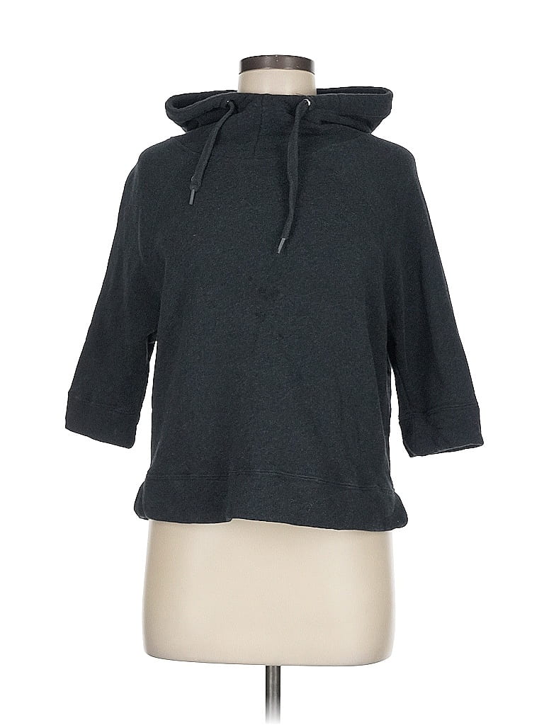 Pact 100% Organic Cotton Gray Black Sweatshirt Size M - photo 1