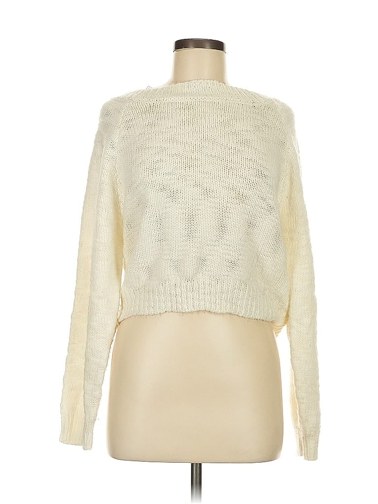 Pre-owned Levi's Pullover Sweater In White