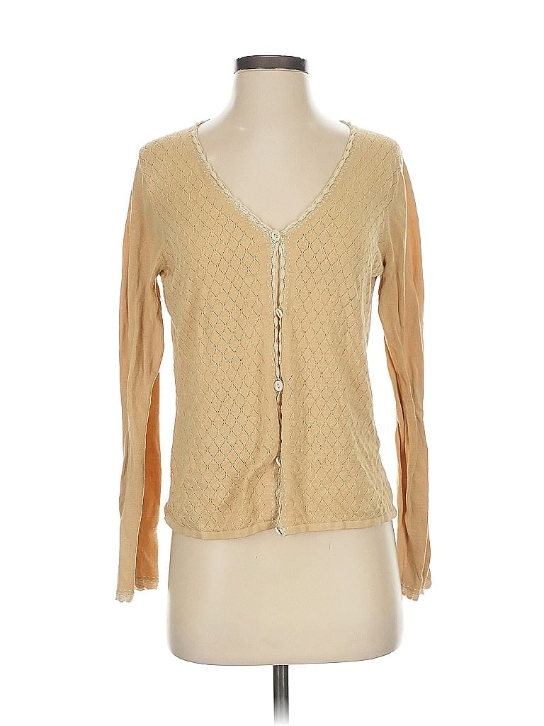 Pre-owned Max Studio Cardigan Sweater In Brown
