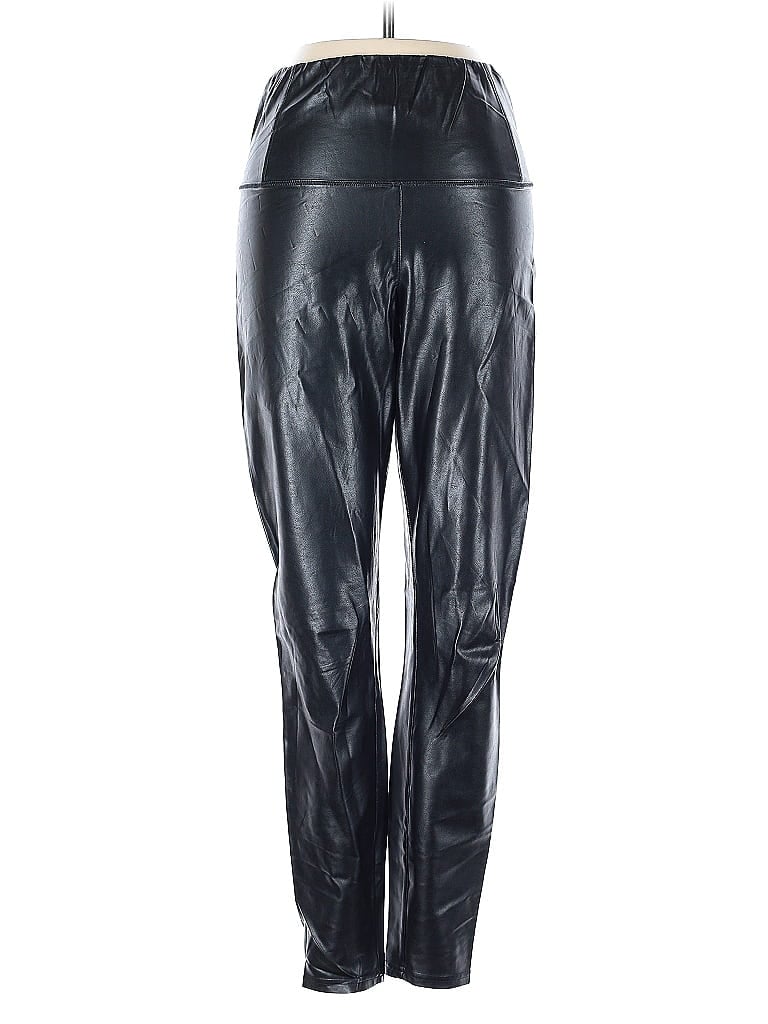 Pre-owned Wilfred Free Faux Leather Pants In Black