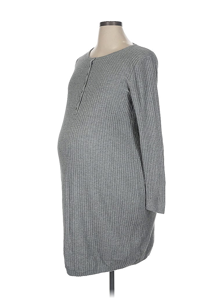 Gap - Maternity Gray Casual Dress Size XL - photo 1