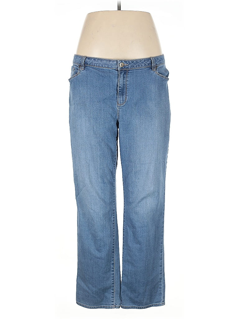 Susan Graver Blue Jeans Size 16 - photo 1