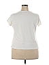 Ellos Ivory White Short Sleeve T-Shirt Size 18 - photo 2