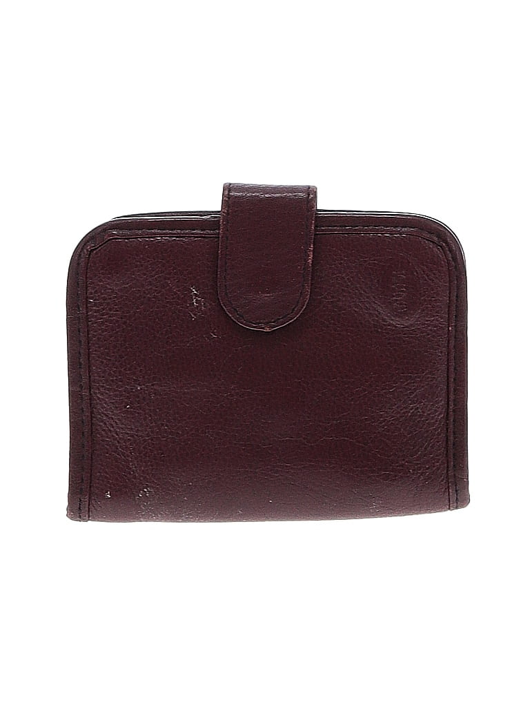 Mundi 100% Leather Burgundy Brown Leather Wallet One size - photo 1