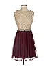Deb Burgundy Cocktail Dress Size 3 - photo 1