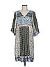 Sundance 100% Rayon Paisley Gray Casual Dress Size M - photo 1