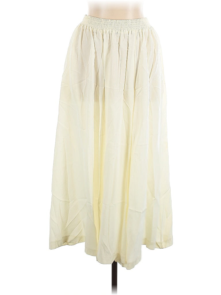 Nordstrom 100% Rayon Ivory Casual Skirt Size L - photo 1