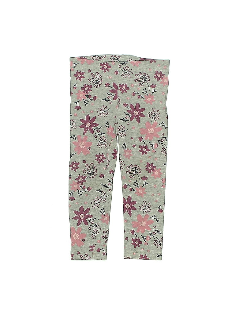 Just One You Made by Carter's Floral Gray Leggings Size 2T - photo 1
