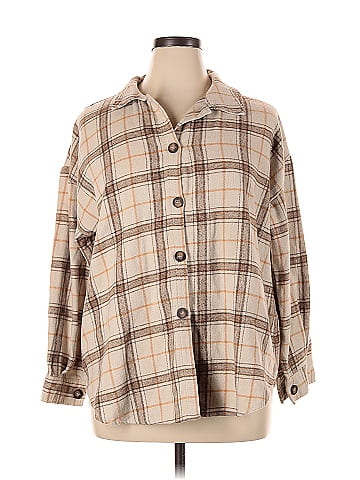 Zaful 3/4 Sleeve Button-Down Shirt (view 1)