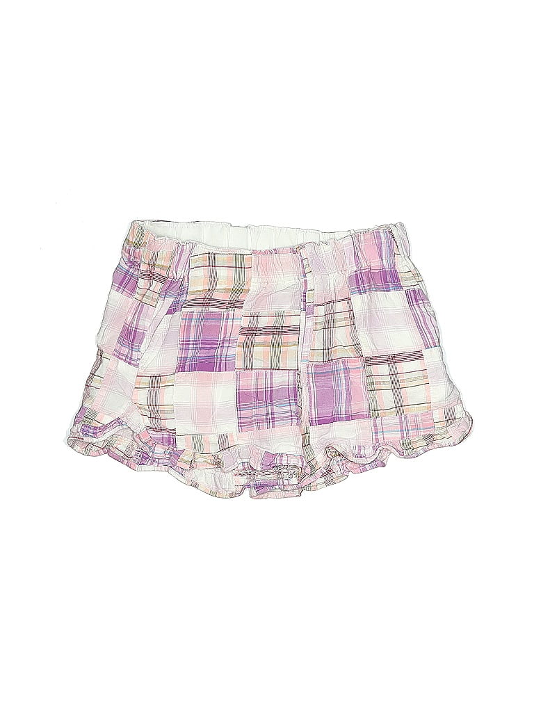 Crewcuts 100% Cotton Plaid Purple Shorts Size 12 (big kids) - photo 1