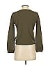 TeXTURE & THREAD Madewell Green Long Sleeve Blouse Size XXS - photo 2