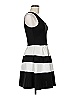 Charlotte Russe Stripes Black Cocktail Dress Size M - photo 4