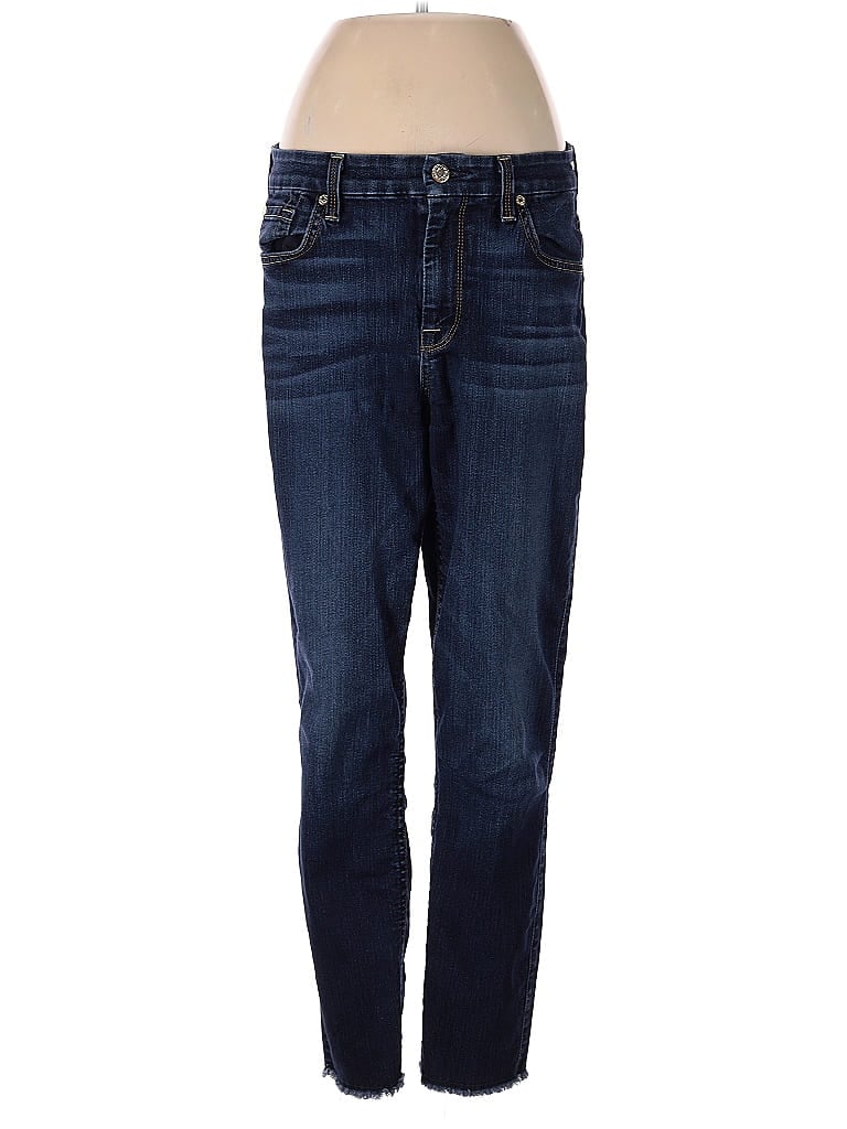 Pre-owned 7 For All Mankind Jeans In Blue