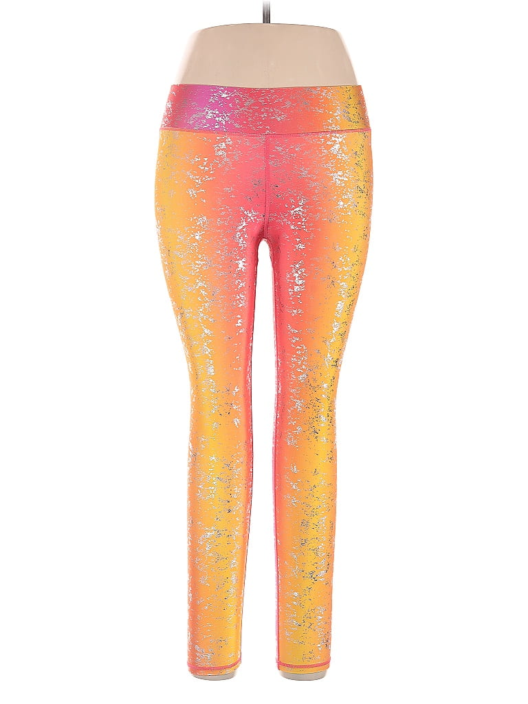 Terez Orange Gold Active Pants Size L - photo 1