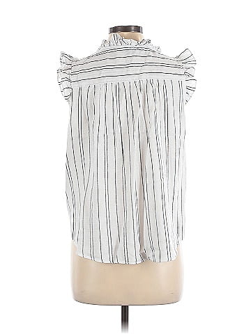 Ellen Tracy Sleeveless Button-Down Shirt (view 2)