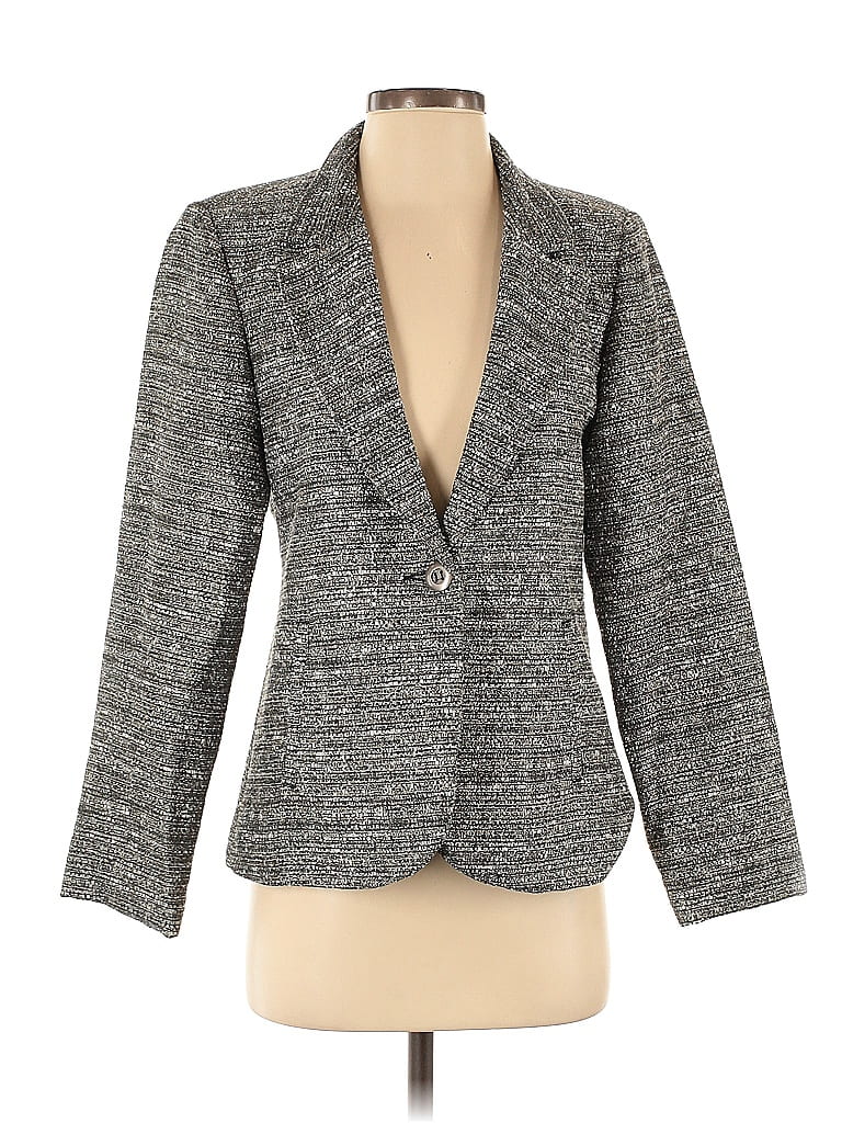 Click to view more detailed imagery on our partner's website Pre-owned Chico's Blazer Jacket In Gray
