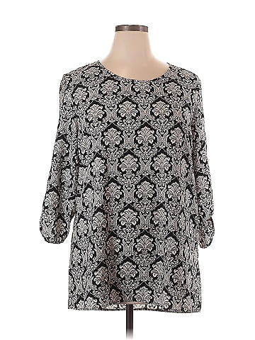 Chris & Carol 3/4 Sleeve Blouse (view 1)