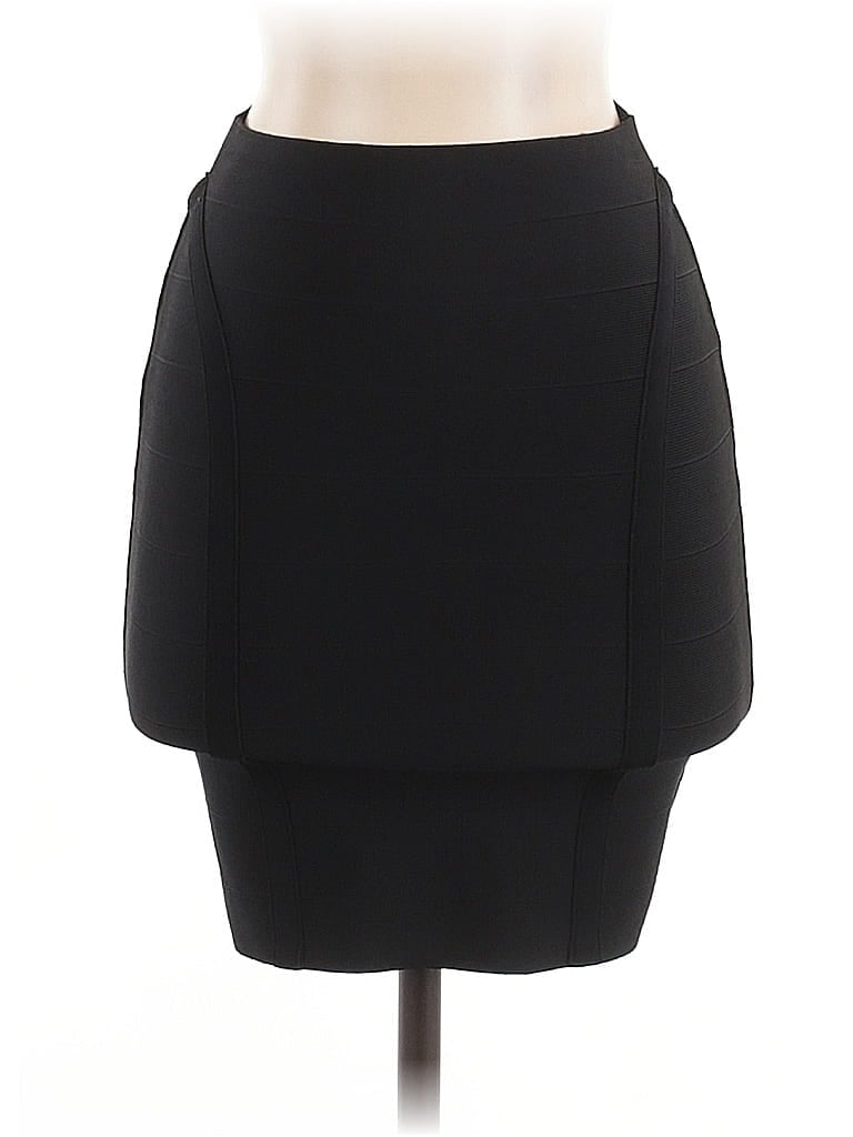 Pre-owned Guess Formal Skirt In Black