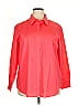 Foxcroft Red 3/4 Sleeve Button-Down Shirt Size 18 - photo 1