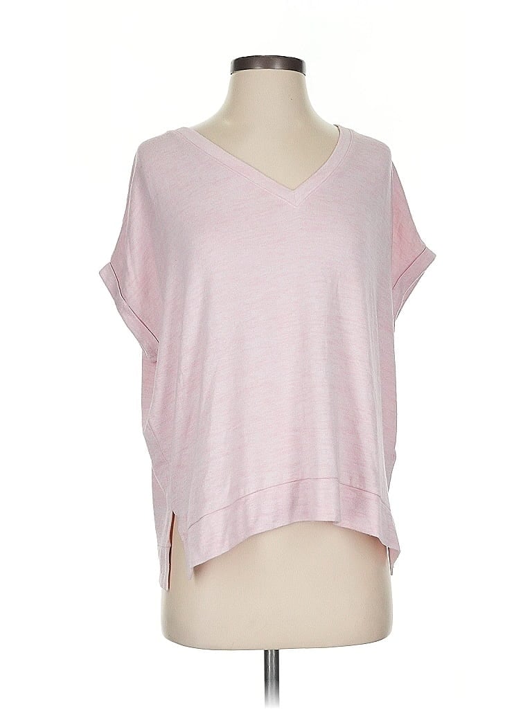 Pre-owned Banana Republic Short Sleeve T-shirt In Pink