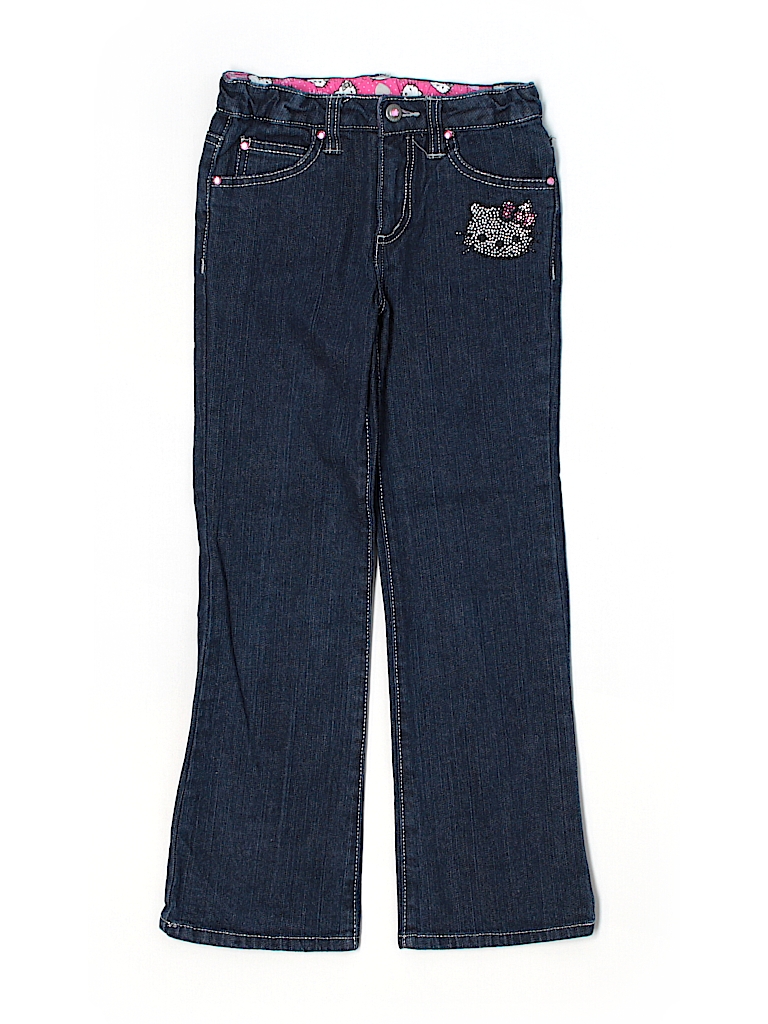 Hello Kitty Graphic Dark Blue Jeans Size 6 - 56% off | thredUP