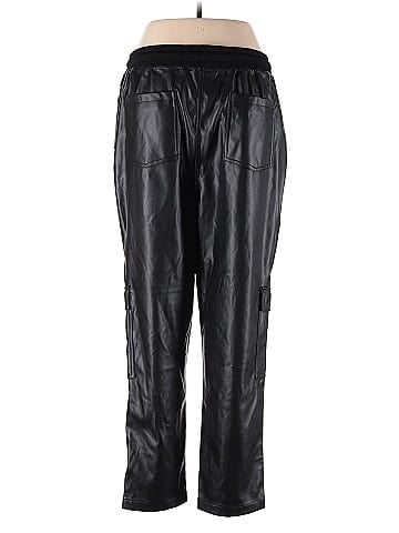 DKNY Jeans Faux Leather Pants (view 2)
