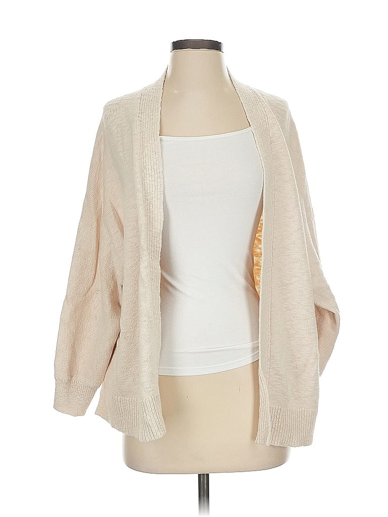 Ann Taylor LOFT Outlet 100% Cotton Tan Cardigan Size S - photo 1