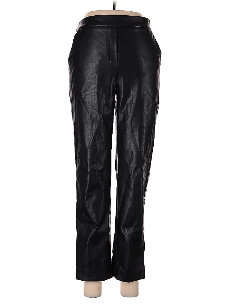 HEY BABE Pre-owned Faux Leather Pants In Black