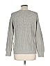 Pink Rose 100% Acrylic Gray Pullover Sweater Size L - photo 2