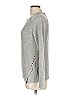 Pink Rose 100% Acrylic Gray Pullover Sweater Size L - photo 5